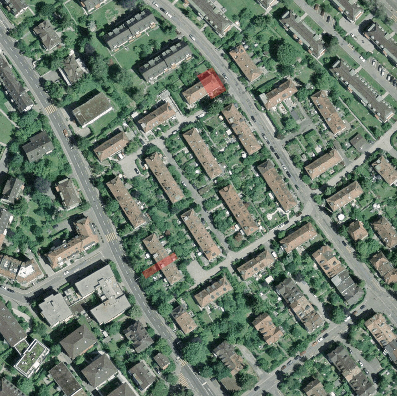 Reihenhäuser Siedlung Im Rötel,Zürich